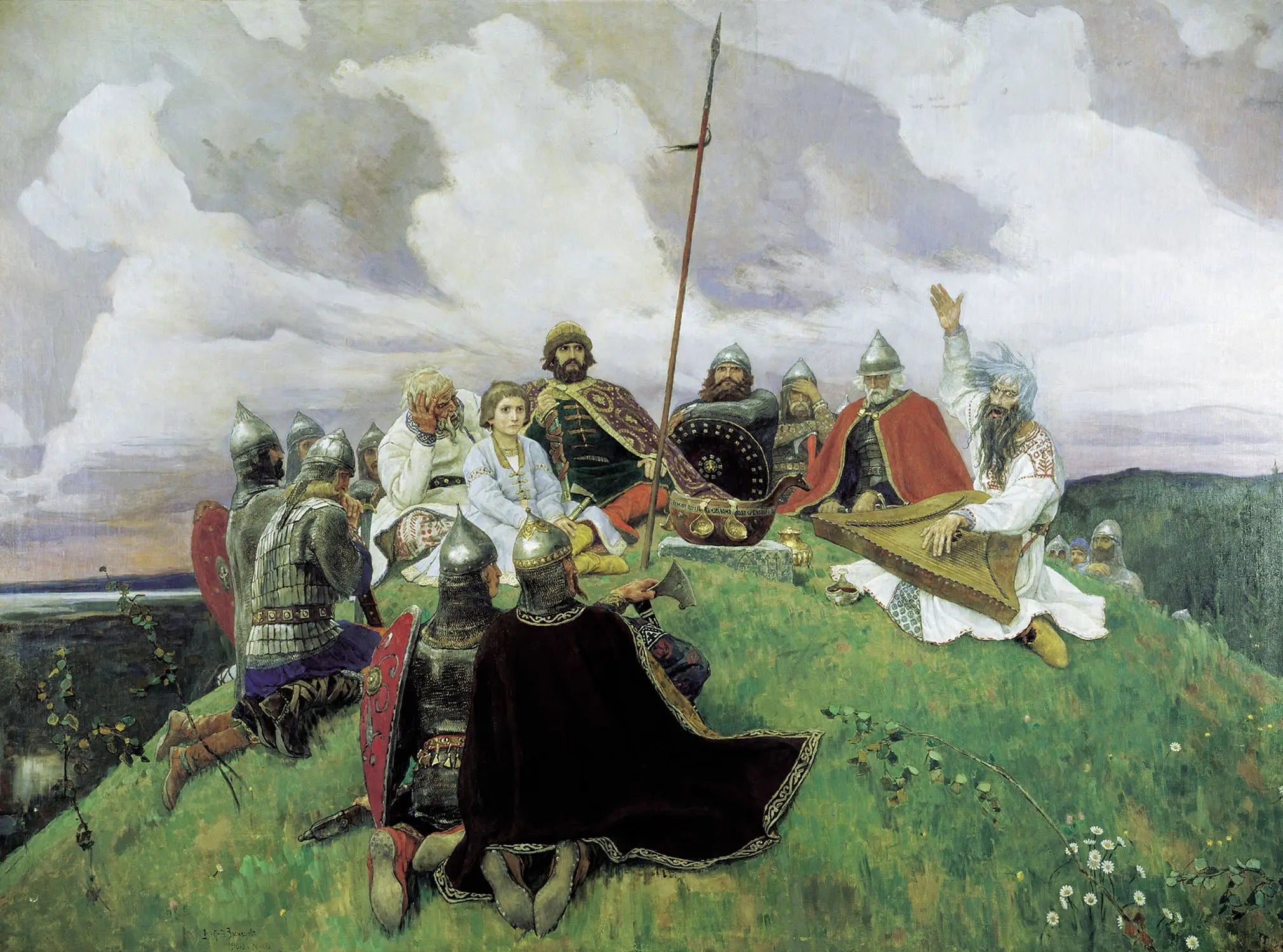 Boyan - Viktor Vasnetsov - Alpha Reproduction