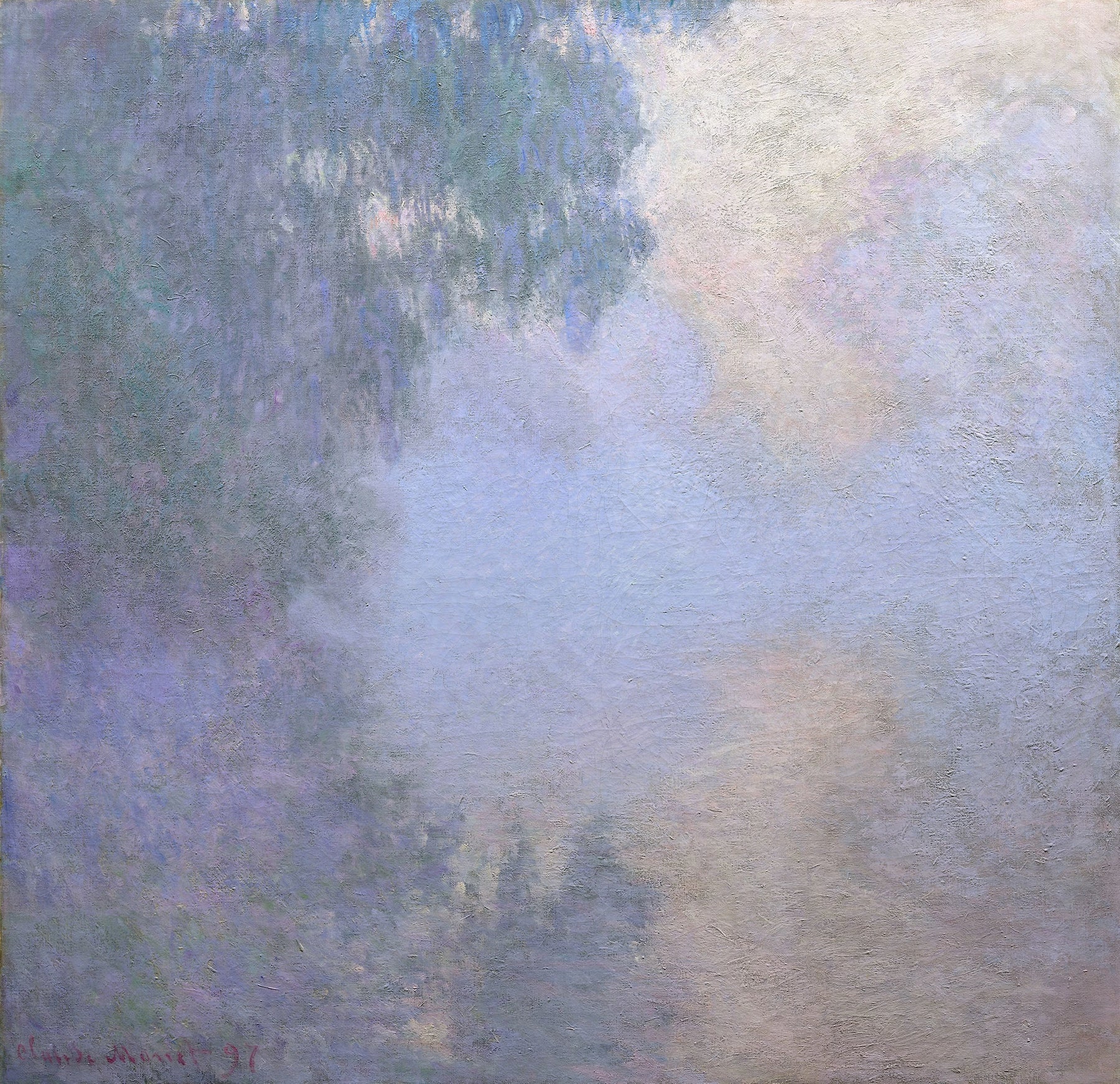 Bras de Seine près de Giverny, effet de brume de Claude Monet, 1897 – Art Institute of Chicago, W1475