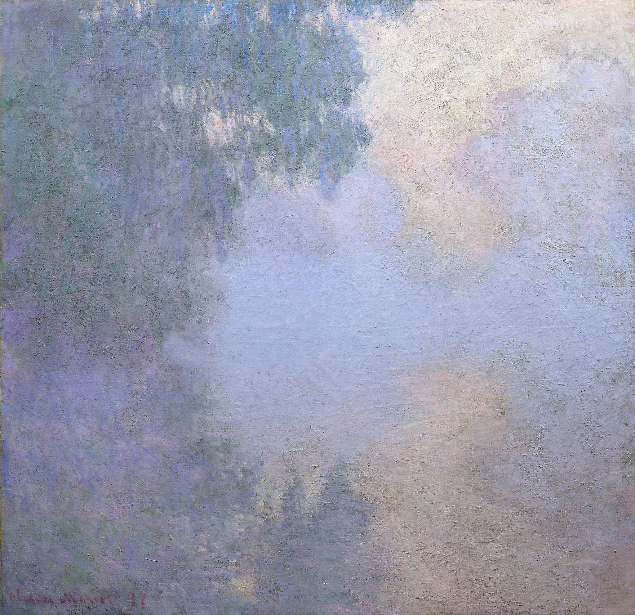 Bras de Seine près de Giverny, effet de brume de Claude Monet, 1897 – Art Institute of Chicago, W1475
