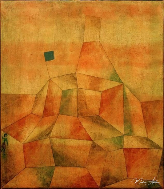 Burghuegel, 1929 - Paul Klee - Reproductions de tableaux et peintures haut de gamme