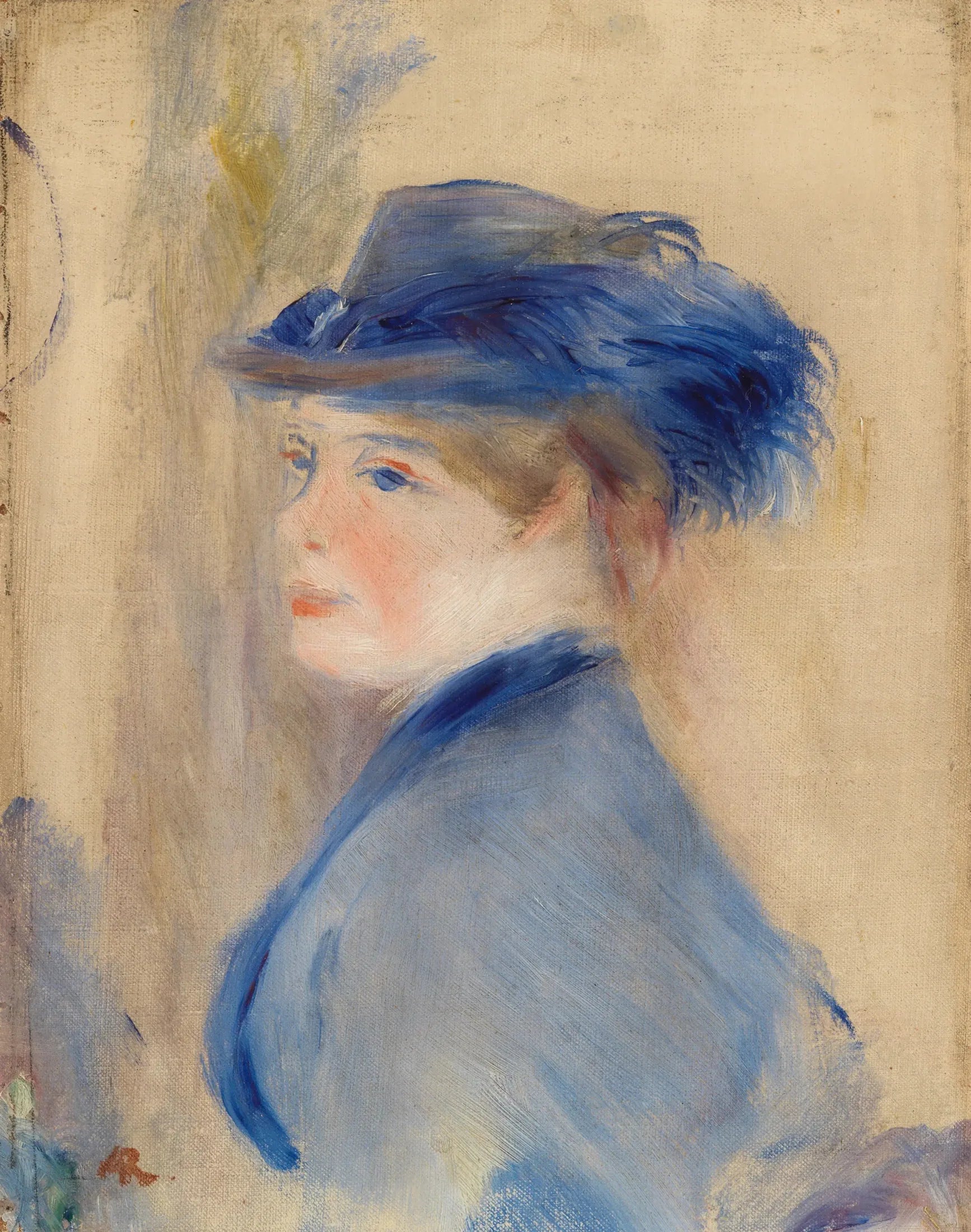 Buste de femme - Pierre-Auguste Renoir image 1 reproduction artisanale de tableau