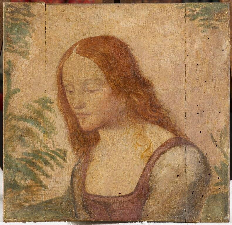 Buste de jeune fille avec les cheveux détachés - Bernardino Luini - Alpha Reproduction