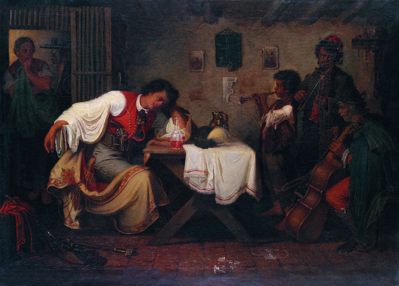 Búsuló betyár - Mihály Munkácsy