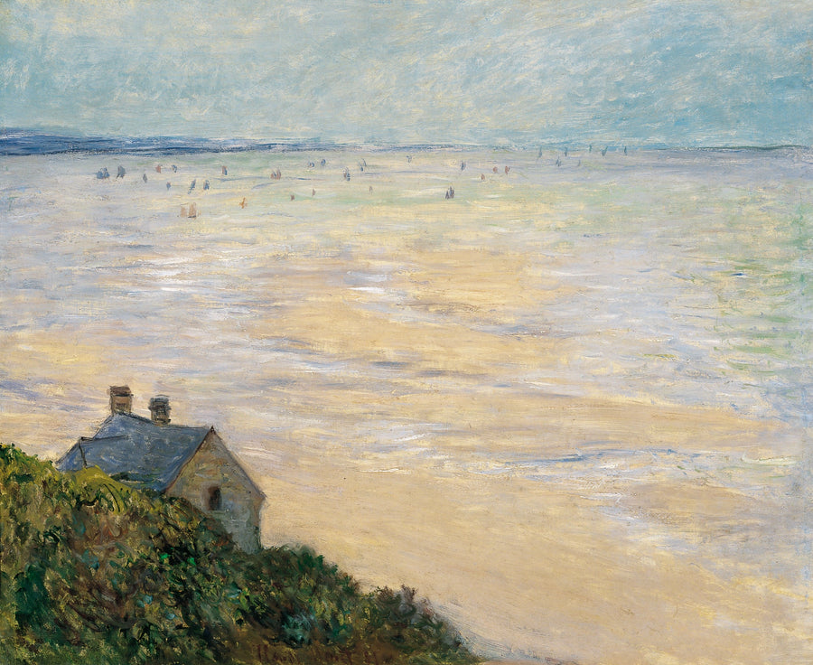 La Cabane á Trouville، انخفاض المد W686 - كلود مونيه