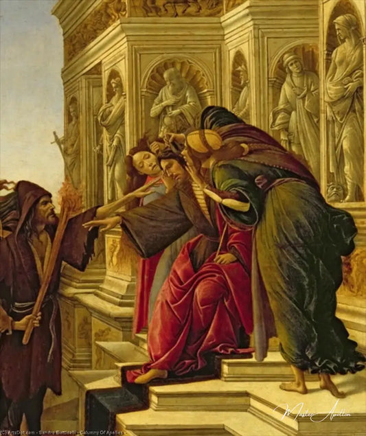 Calomnie d'Apelles, 1497-98 (détail de 209275) - Sandro Botticelli - Reproductions de tableaux et peintures haut de gamme