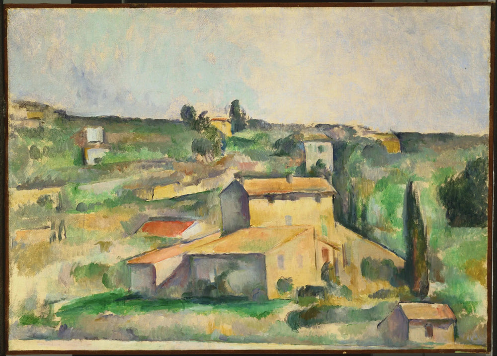 Campagnes de Bellevue - Paul Cézanne image 1 copie de tableau peinte à la main