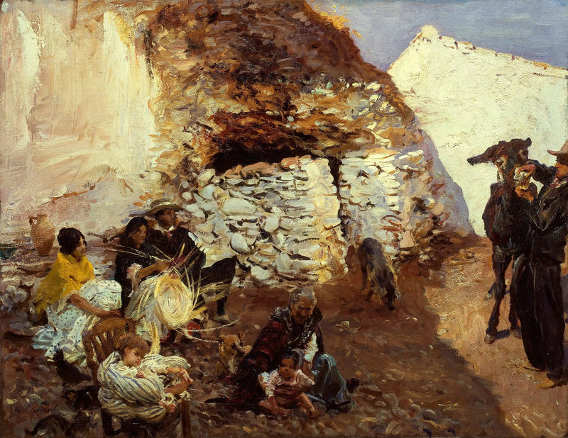 معسكر الغجر، غرناطة، إسبانيا - جون سينغر سارجنت