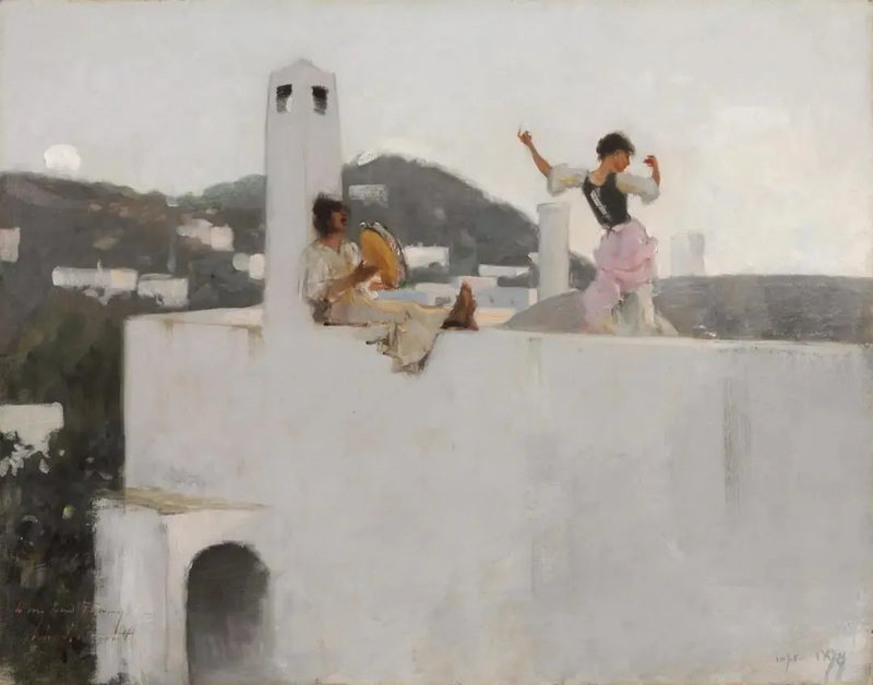 فتاة كابري على سطح - جون سينجر سارجنت