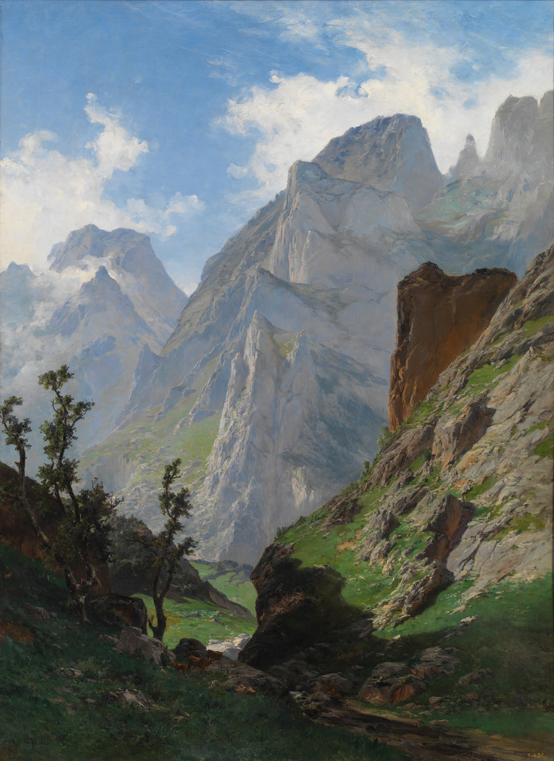 Canal de Mancorbo dans les Picos de Europa - Carlos de Haes