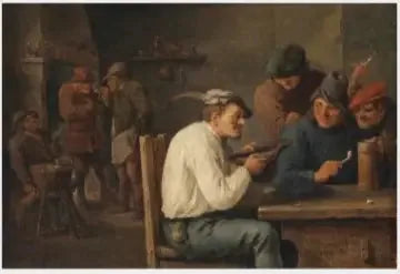 Casquette Hustle - David Teniers le Jeune image 1 reproduction artisanale de tableau