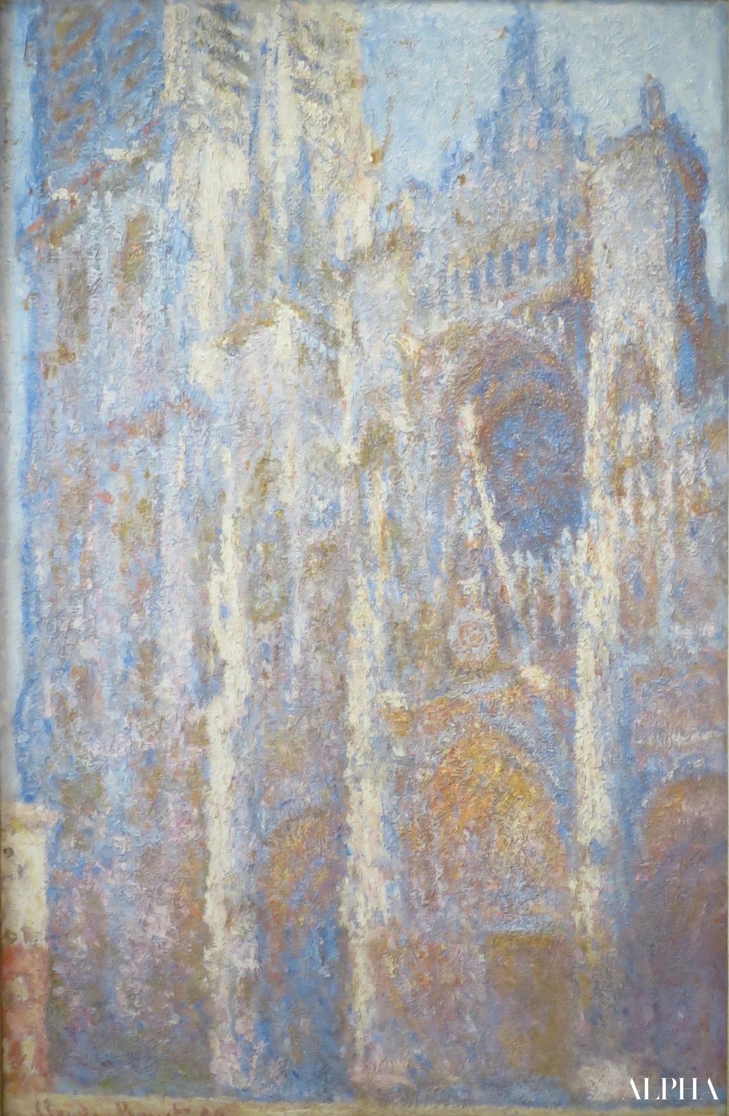 Cathédrale de Rouen, au soleil couchant (W1350) - Claude Monet - Reproductions de tableaux et peintures haut de gamme