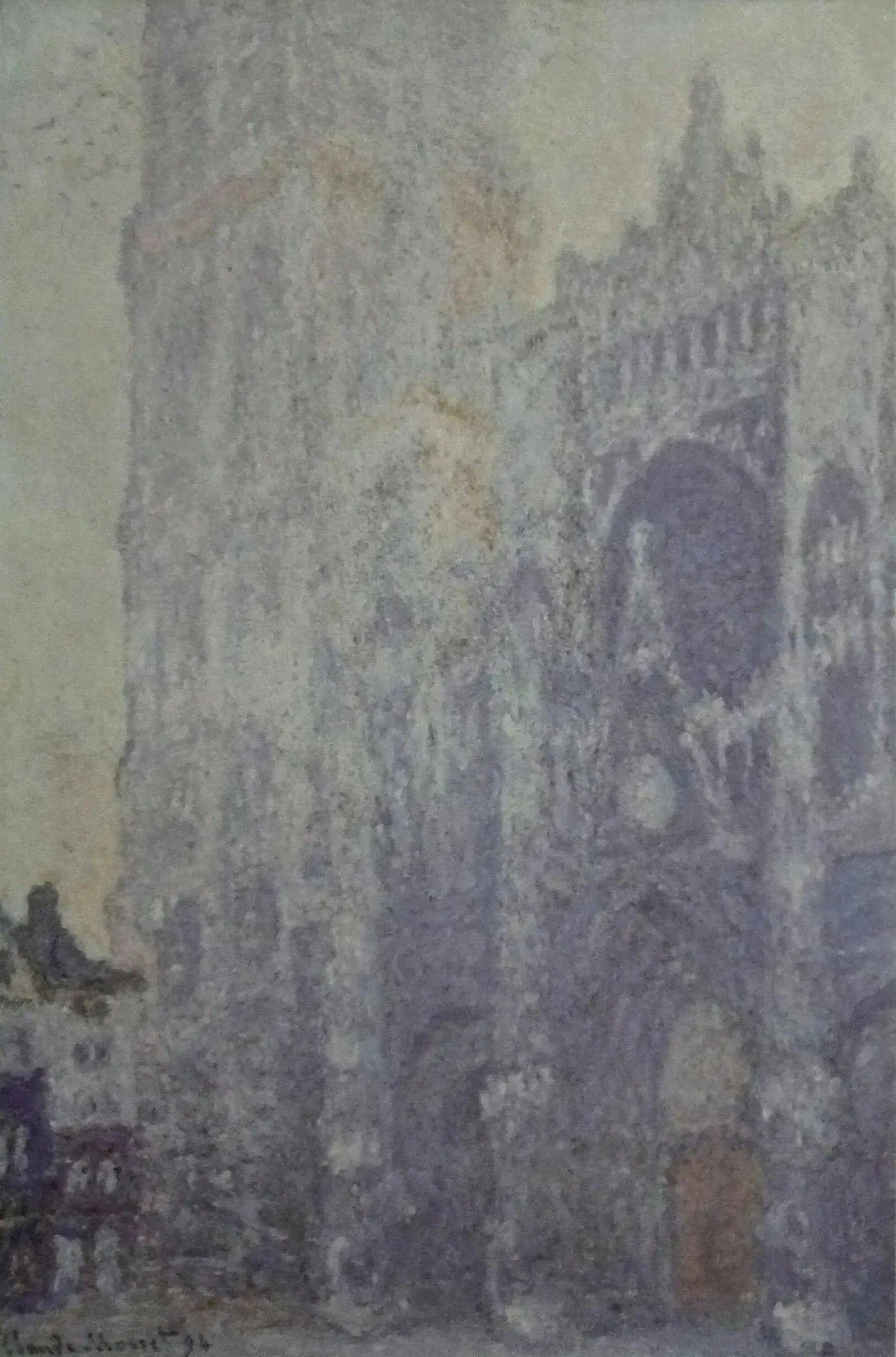 Cathédrale de Rouen, le Portail et la Tour Saint-Romain, effet du matin de Claude Monet, 1893 – musée d’Orsay RF 2001, Wildenstein 1346