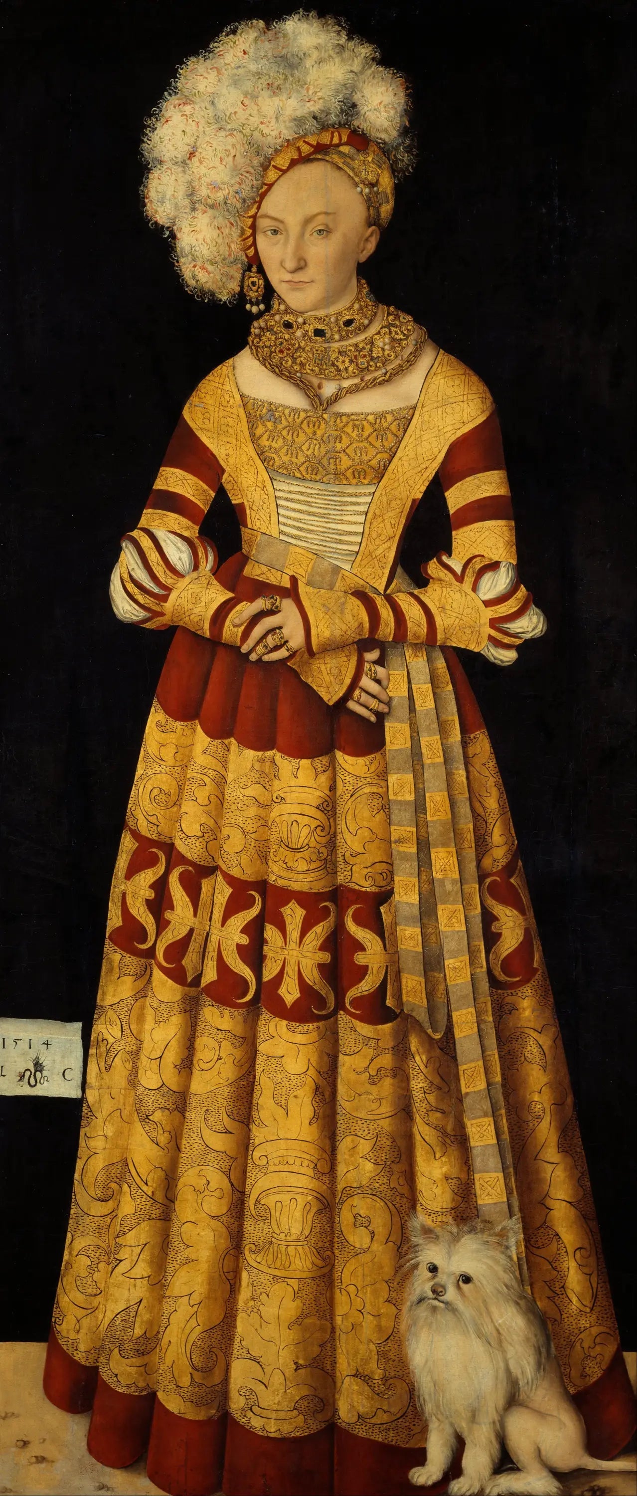Catherine de Mecklembourg (1487-1561) - Lucas Cranach the Elder image 1 reproduction d’œuvre d’art à l’huile
