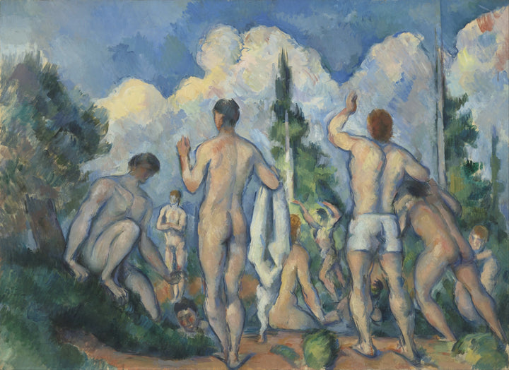 السباحون، حوالي عام 1890 - Paul Cézanne
