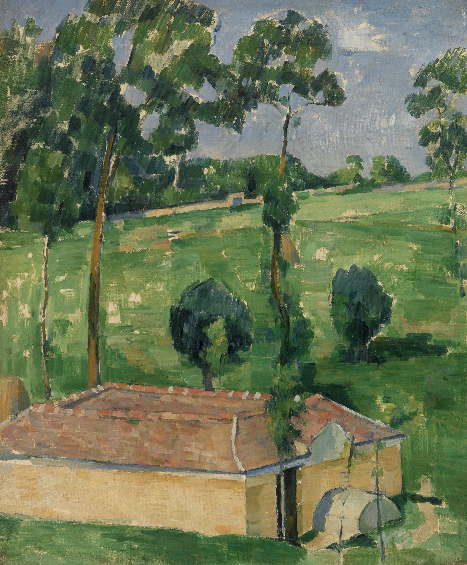 La Conduite d’eau vers 1879 Paul Cézanne Barnes Foundation BF 129 FWN 140 – reproduction peinture à l’huile sur toile