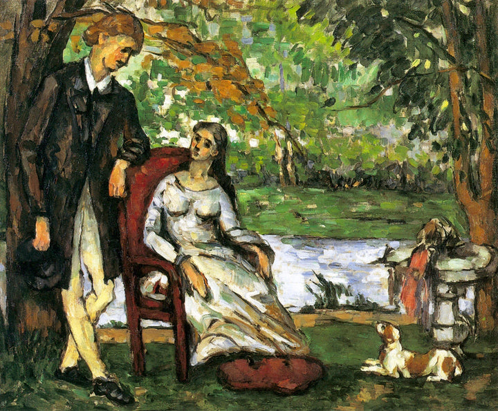 المحادثة، 1872 -1873 - Paul Cézanne