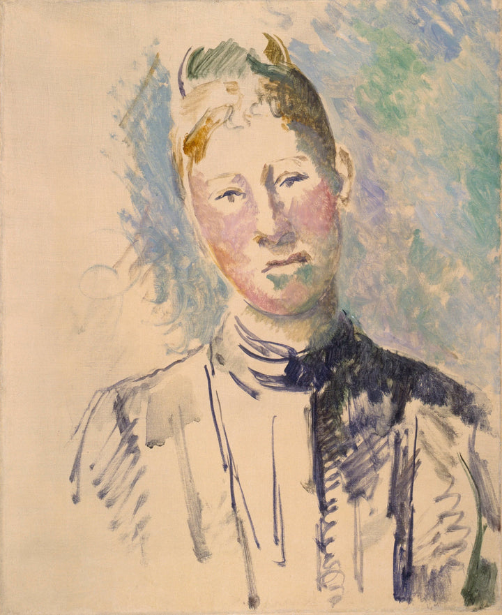 مدام سيزان، حوالي 1885-1887--- Paul Cézanne