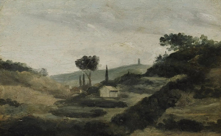 المناظر الطبيعية من ريف إيكس إلى برج قيصر، حوالي عام 1862 - Paul Cézanne