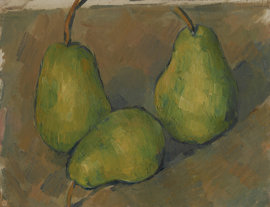 Trois poires 1878–1879 de Paul Cézanne à la National Gallery of Art – reproduction peinture à l’huile sur toile