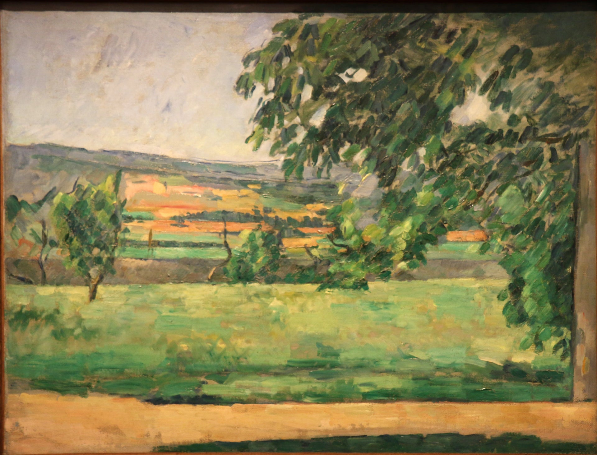 Vue prise du Jas de Bouffan 1875–1876 Paul Cézanne musée d’Orsay RF 2000 32 – reproduction peinture à l’huile sur toile