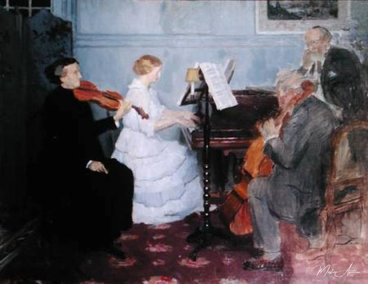 Chamber Music Concert - Jules-Alexandre Grün - Reproductions de tableaux et peintures haut de gamme