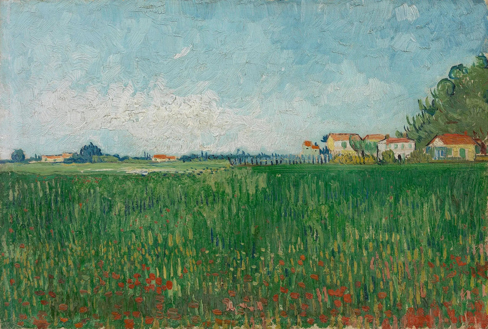 Champ de coquelicots - Vincent van Gogh image 1 reproduction artisanale de tableau