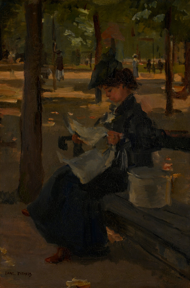 Chapelier dans un parc - Isaac Israëls