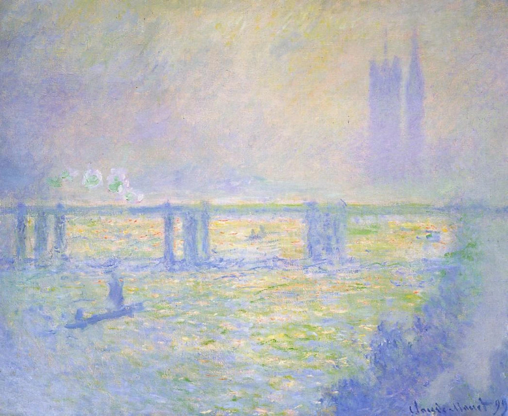 Charing Cross Bridge de Claude Monet, 1899 – Santa Barbara Museum of Art 1968.20.4, Wildenstein 1522