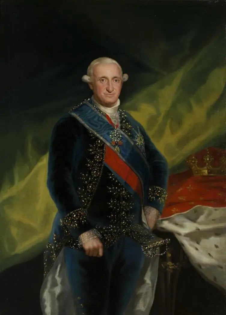 Reproduction du tableau « Charles IV d'Espagne - Francisco de Goya » par Alpha Reproduction en peinture à l’huile