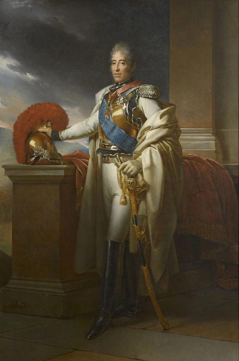 تشارلز-فيليب من فرنسا (1757-1836)، الكونت دي أرْتُوَيه، مرتديًا زي العقيد العام للكاربينيير، حوالي 1815 - فرانسوا جيرار