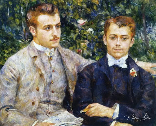 Charles und George Durand-Ruel - Pierre-Auguste Renoir - Reproductions de tableaux et peintures haut de gamme