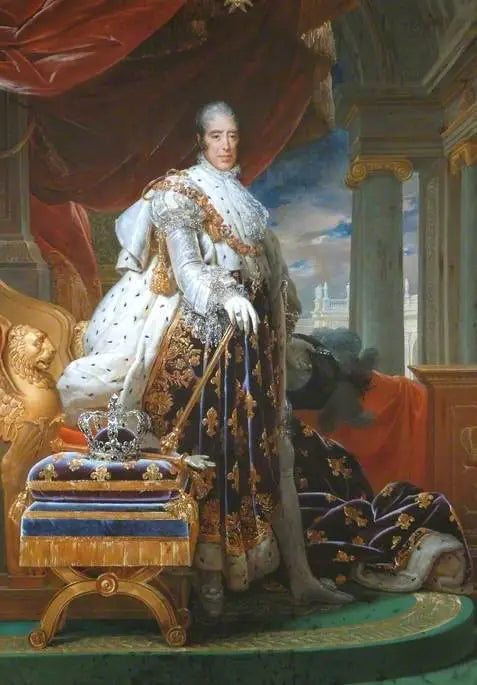 Charles X (1757-1836) en tenue de couronnement - François Gérard - Alpha Reproduction