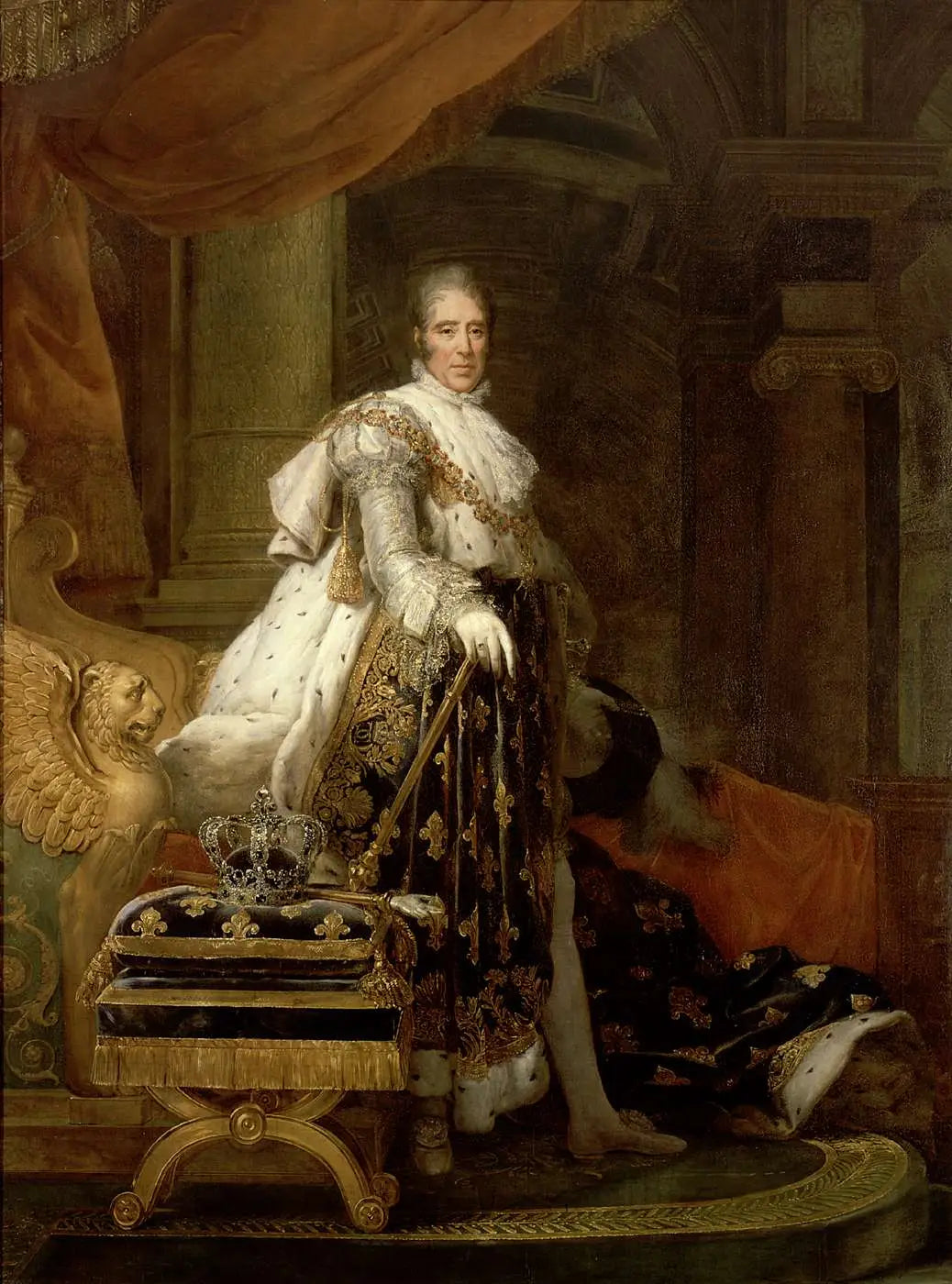 Charles X en habits de sacre - François Gérard image 2 reproduction réalisée par Alpha Reproduction