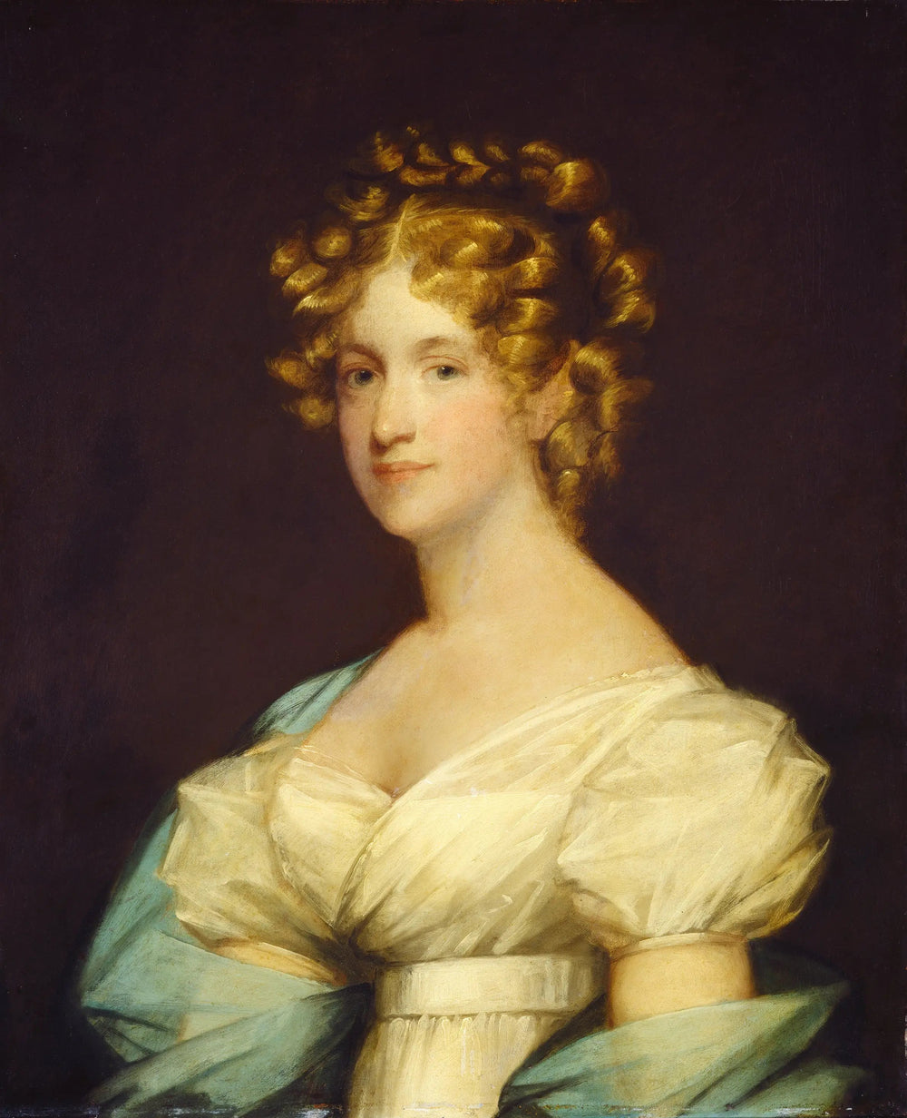 Charlotte Morton Dexter (Mme Andrew Dexter) - Gilbert Stuart image 1 reproduction de peinture à l’huile