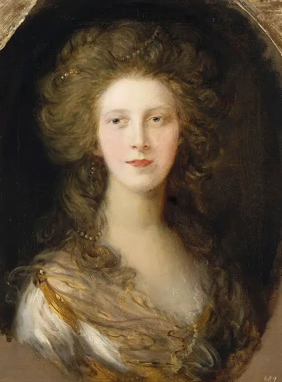 Charlotte, princesse royale (1766-1828) - Thomas Gainsborough image 1 reproduction de peinture à l’huile
