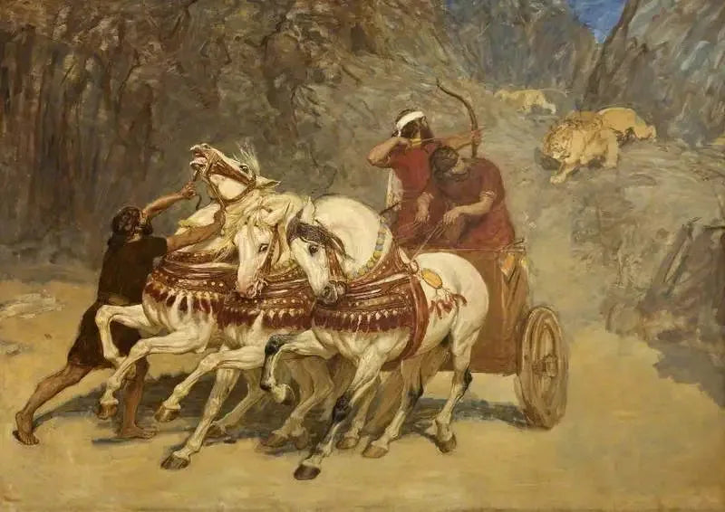 مطاردة الأسد الآشورية (غير مكتملة) - بريتون ريفيير