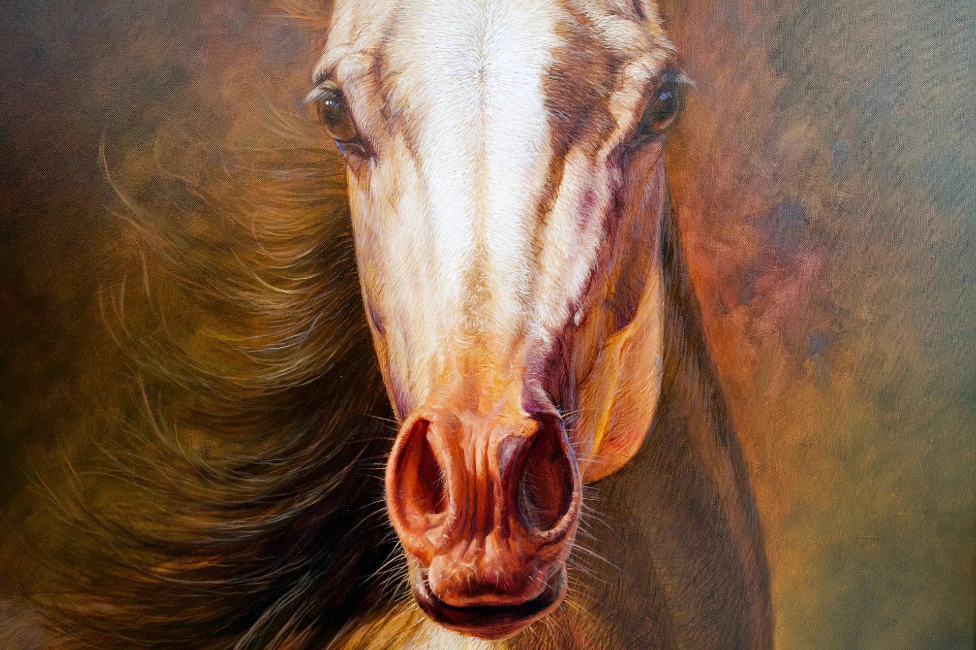 Cheval | 100 x 130 cm image 3 reproduction réalisée par Alpha Reproduction