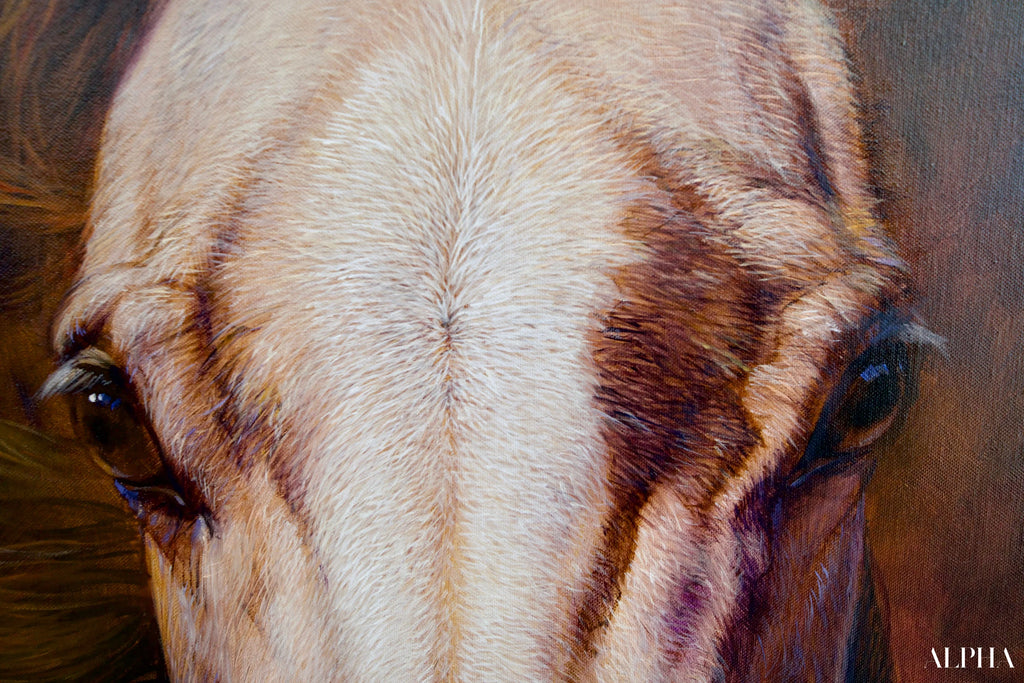 Cheval | 100 x 130 cm Reproductions de tableaux à la peinture à l’huile