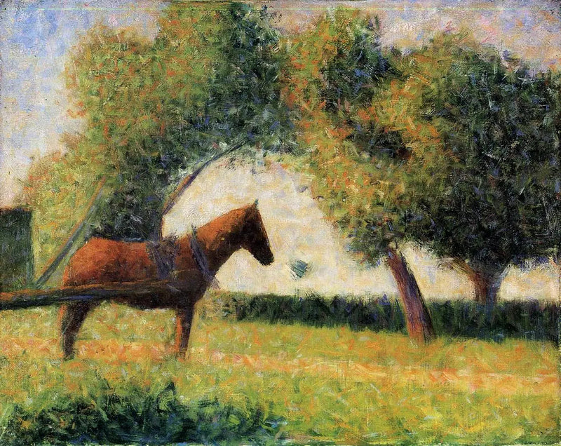 حصان في حقل - جورج سورا