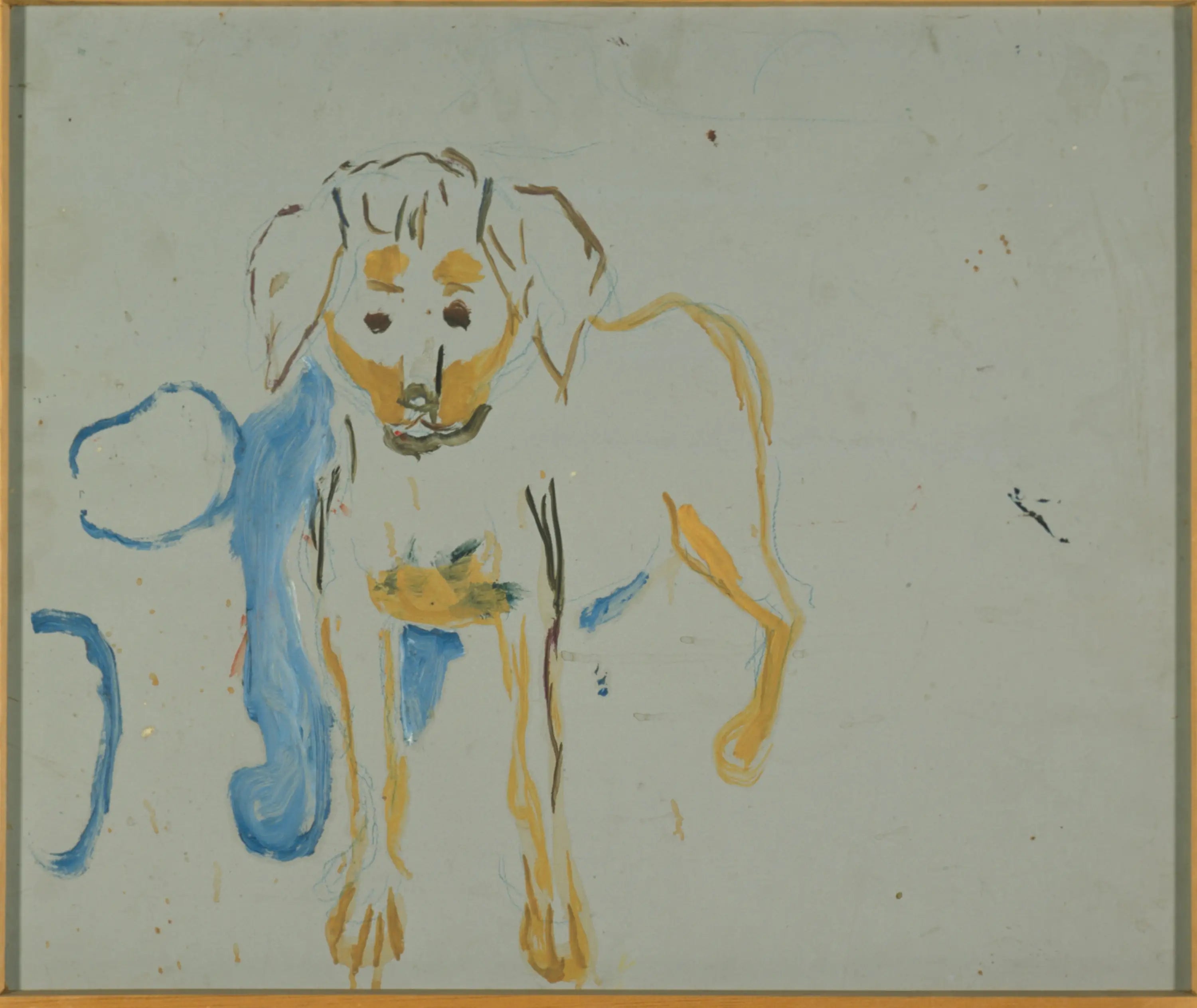 Reproduction du tableau « Chien debout - Edvard Munch » par Alpha Reproduction en peinture à l’huile