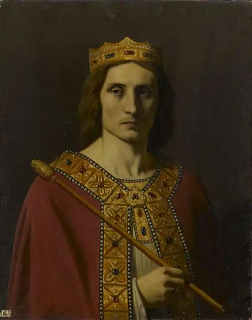 Childéric II (vers 653-675) roi d’Austrasie de Neustrie et de Bourgogne - Émile Signol - Alpha Reproduction