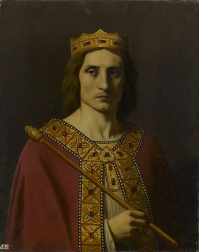 Childéric II (vers 653-675) roi d’Austrasie de Neustrie et de Bourgogne - Émile Signol - Alpha Reproduction