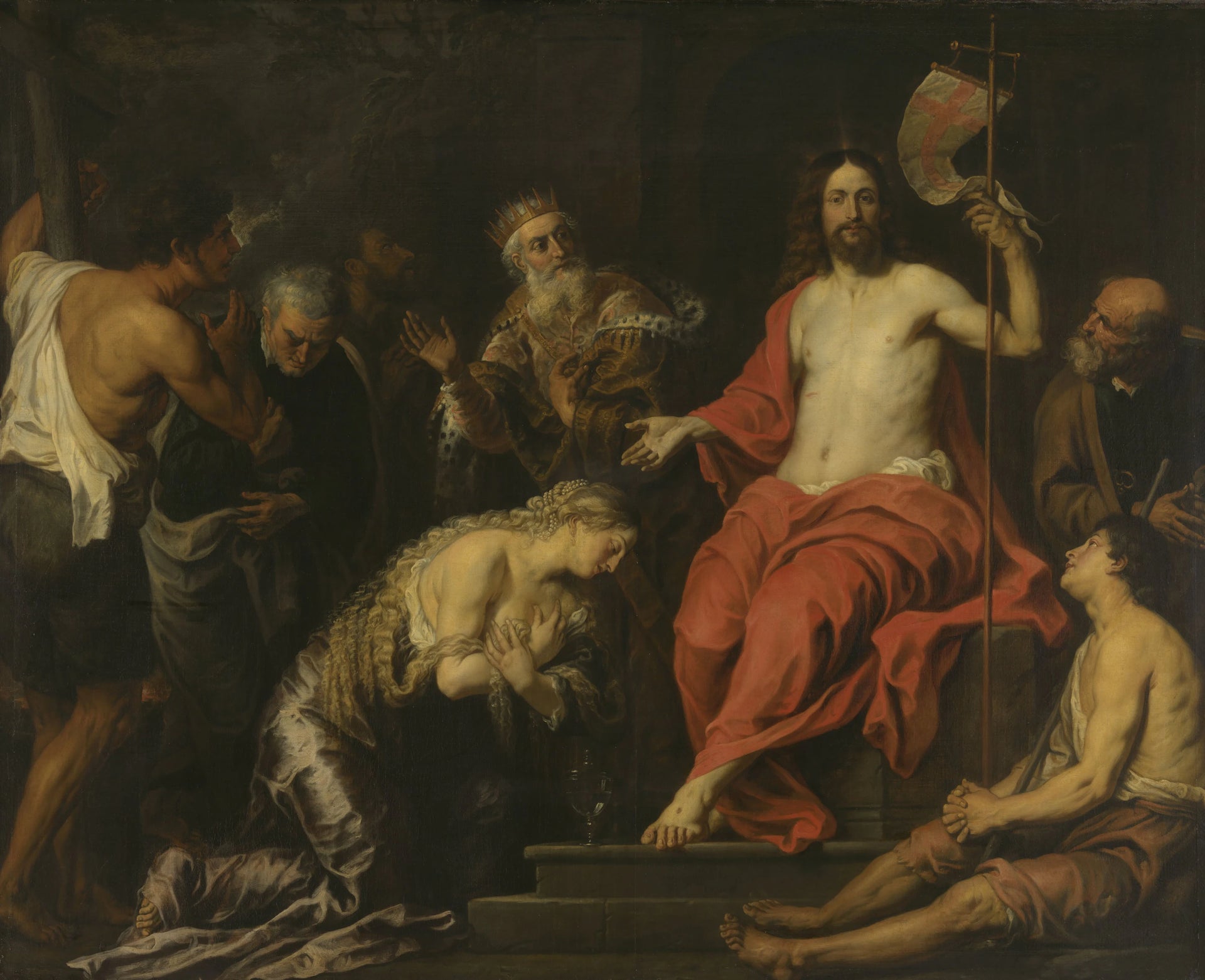 Le Christ et les pécheurs pénitents - Gerard Seghers