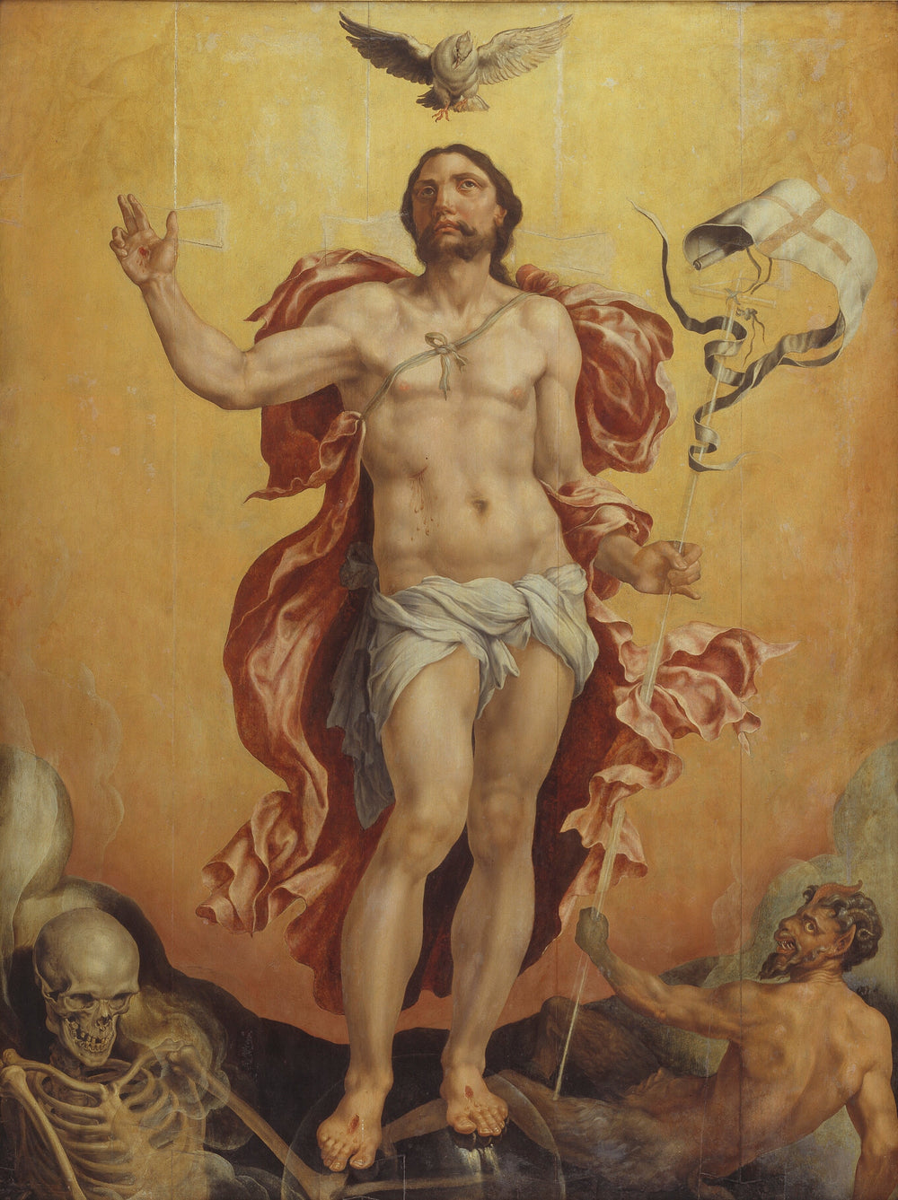 Christ victorieux du péché et de la mort - Maarten van Heemskerck image 1 reproduction réalisée par Alpha Reproduction