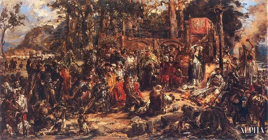 Christianization of Lithuania A D 1387 - Jan Matejko - Reproductions de tableaux et peintures haut de gamme