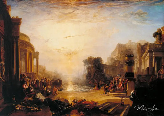 Chute de Carthage - William Turner - Reproductions de tableaux et peintures haut de gamme