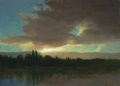 Ciel du soir - Albert Bierstadt - Alpha Reproduction