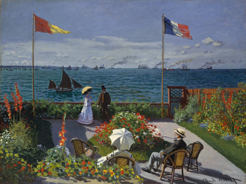 تراس في Sainte-Adresse W95 - كلود مونيه