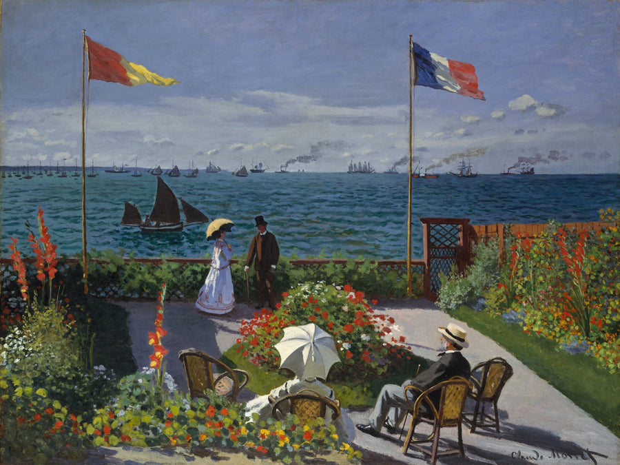تراس في Sainte-Adresse W95 - كلود مونيه