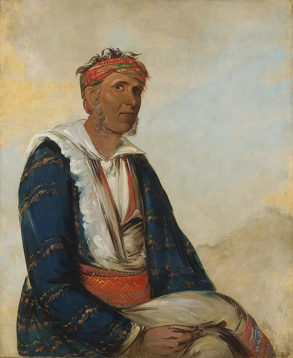 Cól-lee un chef de bande - George Catlin - Alpha Reproduction